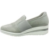 Szare buty damskie slip-on na koturnie Jezzi