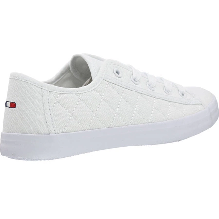 Białe trampki damskie pikowane szkolne tenisówki American Club