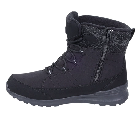 Modne śniegowce damskie do kostki z membraną nieprzemakalną American Club