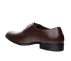 Brązowe półbuty męskie garniturowe kościelne UNISOFT