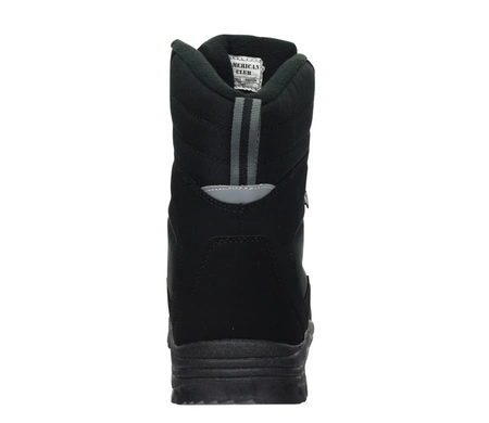 Wytrzymałe i wodoodporne buty zimowe męskie wysokie śniegowce American Club