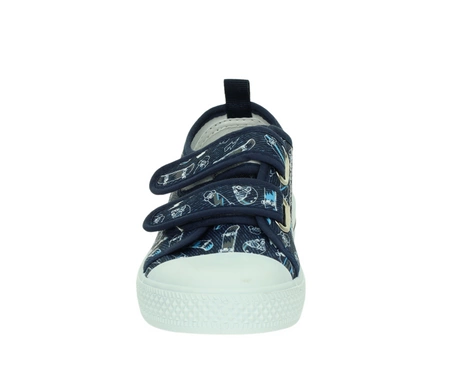 Tenisówki dziecięce na rzepy ze skórzaną wkładką American Club