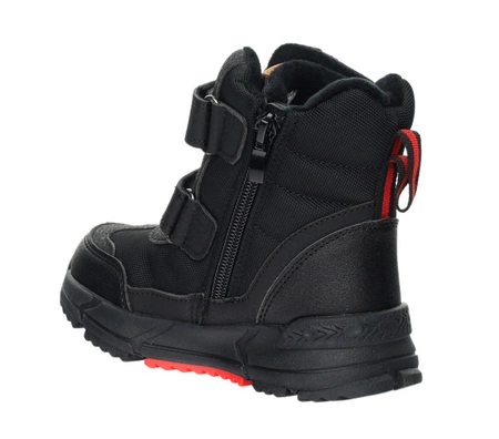 Buty zimowe chłopięce na rzepy ciepłe i wytrzymałe Spidermen American Club