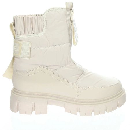 Beżowe modne śniegowce damskie Jezzi