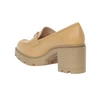 Modne mokasyny damskie na platformie i grubym obcasie  Jezzi