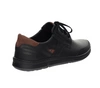 Czarne skórzane półbuty męskie kościelne komfortowe POLBUT