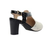 Modne sandały damskie na obcasie ze skórzaną wkładką  Jezzi