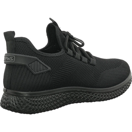 Czarne adidasy młodzieżowe chłopięce slip-on NEWS