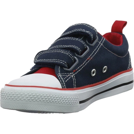 Granatowe trampki chłopięce na rzepy tenisówki do szkoły American