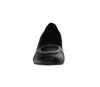 Czarne licowe czółenka damskie na niskim eleganckim obcasie Jezzi