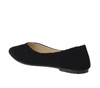 Czarne balerinki damskie płaskie czółenka skórzana wkładka Jezzi