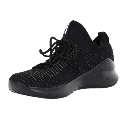 Czarne wsuwane adidasy siateczkowe slip-on American Club