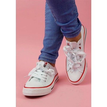 Białe trampki damskie tenisówki szkolne NEWS