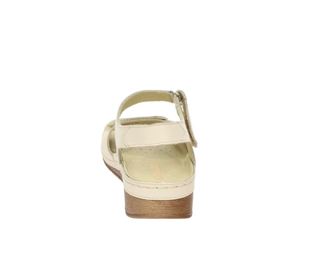 Eleganckie i wygodne sandały damskie ze skóry naturalnej na komfortowej podeszwie Gino Fabiani