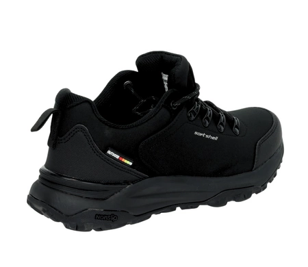 Czarne adidasy męskie z membrana softshell i komfortową wkładką MEMORY Foam Oryginalne American Club