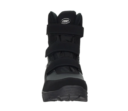 Męskie wysokie śniegowce na rzepy wodoodporne softshell American Club