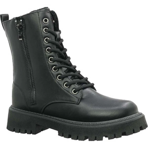 Czarne trzewiki damskie glany workery NEWS