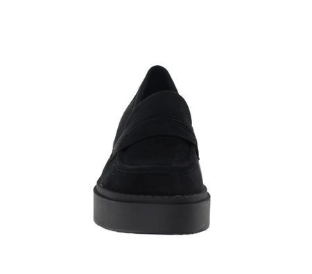 Modne półbuty damskie mokasyny na grubej podeszwie platformie VINCEZA