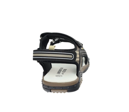 Sandały chłopięce na rzepy sportowe ze skórzaną wkładką American Club