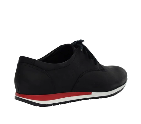 Wygodne półbuty męskie skórzane elegancko-sportowe McBraun