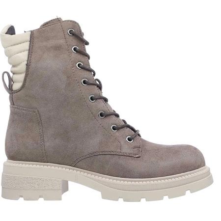 Botki damskie traperki sznurowane i ocieplane Jezzi