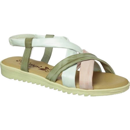 Płaskie sandały damskie skórzane El Pimpi 1001