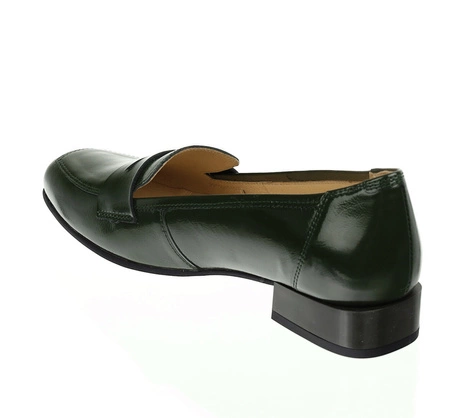 Lakierowane mokasyny skórzane eleganckie i komfortowe Gino Fabiani