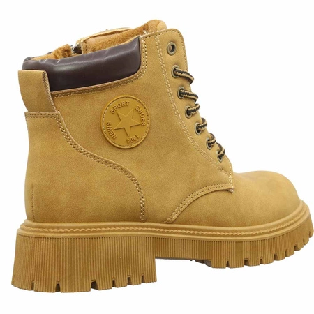 Buty zimowe damskie lub chłopięce trapery NEWS