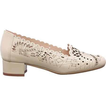 Ażurowe buty damskie włoska skóra Gino Fabiani - Produkt Polski