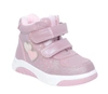 Różowe buty zimowe dla dziewczynki na rzepy ciepłe i tanie American