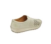 Bezowe półbuty damskie wsuwane ze skóry naturalnej zdrowotne Gino Fabiani