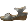Sandały komfortowe na koturnie Jezzi 9SD98-0980 GREY