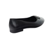 Czarne czółenka damskie płaskie baletki VINCEZA