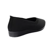 Komfortowe czółenka płaskie czarne oddychające UNISOFT