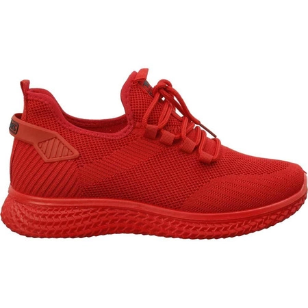 Lekkie czerwone adidasy męskie slip on sneakersy NEWS