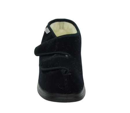 Ortopedyczne buty damskie na rzepy kapcie buty ocieplane wełną Dr Orto BEFADO