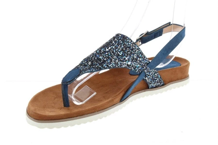 Sandały płaskie damskie japonki Jezzi