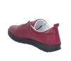 Bordowe skórzane półbuty damskie sportowe komfortowe MODO