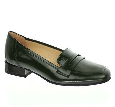 Lakierowane mokasyny skórzane eleganckie i komfortowe Gino Fabiani