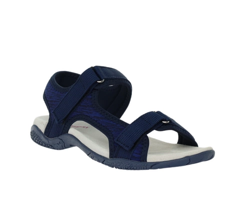 Sportowe sandały damskie na rzepy ze skórzana wkładką American Club