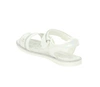 Białe eleganckie sandały dla dziewczynki ze skórzaną wkładką American Club