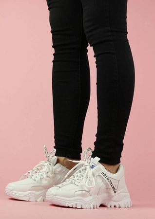 Białe sneakersy damskie adidasy NEWS