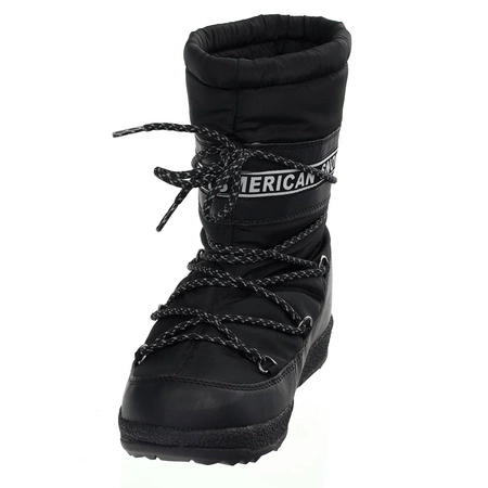 Czarne śniegowce damskie Emu SNOW BOOTS American Club