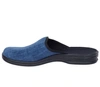 Granatowe klapki męskie po domu kapcie zabudowane zakryte palce BEFADO