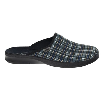 Męskie pantofle po domu kapcie pełne zabudowane BEFADO