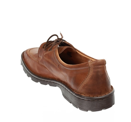 Komfortowe półbuty męskie ze skóry naturalnej ŁUKBUT