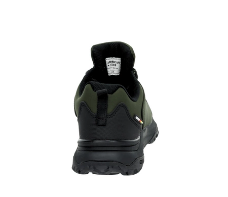 Khaki półbuty męskie z membraną nieprzemakalną softshell adidasy American Club