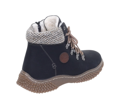 Ciepłe trzewiki damskie buty zimowe botki komfortowe UNISOFT