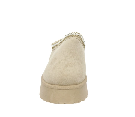 Wsuwane niskie śniegowce damskie EMU kapcie na platformie