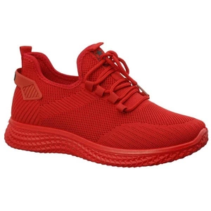 Lekkie czerwone adidasy męskie slip on sneakersy NEWS